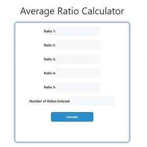 Average Ratio Calculator