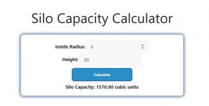 Silo Capacity Calculator