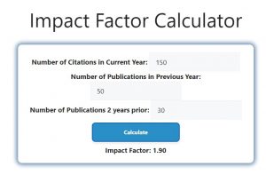 Impact Factor Calculator