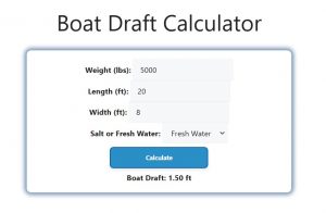 Boat Draft Calculator