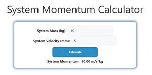 System Momentum Calculator