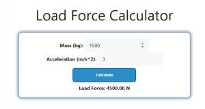 Load Force Calculator