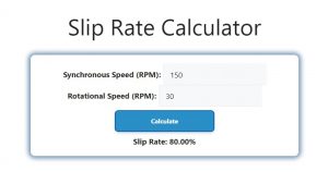 Slip Rate Calculator