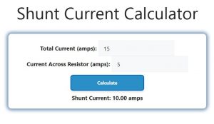 Shunt Current Calculator