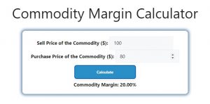 Commodity Margin Calculator