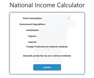 National Income Calculator