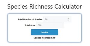 Species Richness Calculator