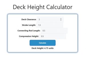 Deck Height Calculator