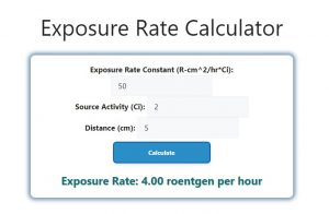 Exposure Rate Calculator