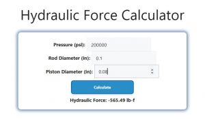 Hydraulic Force Calculator