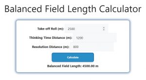 Balanced Field Length Calculator